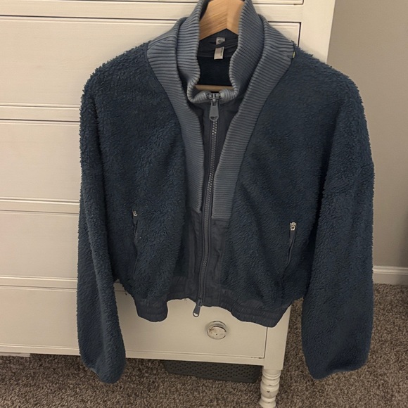 Free People Movement Gear Up Sherpa Jacket in Blue - Picture 7 of 9
